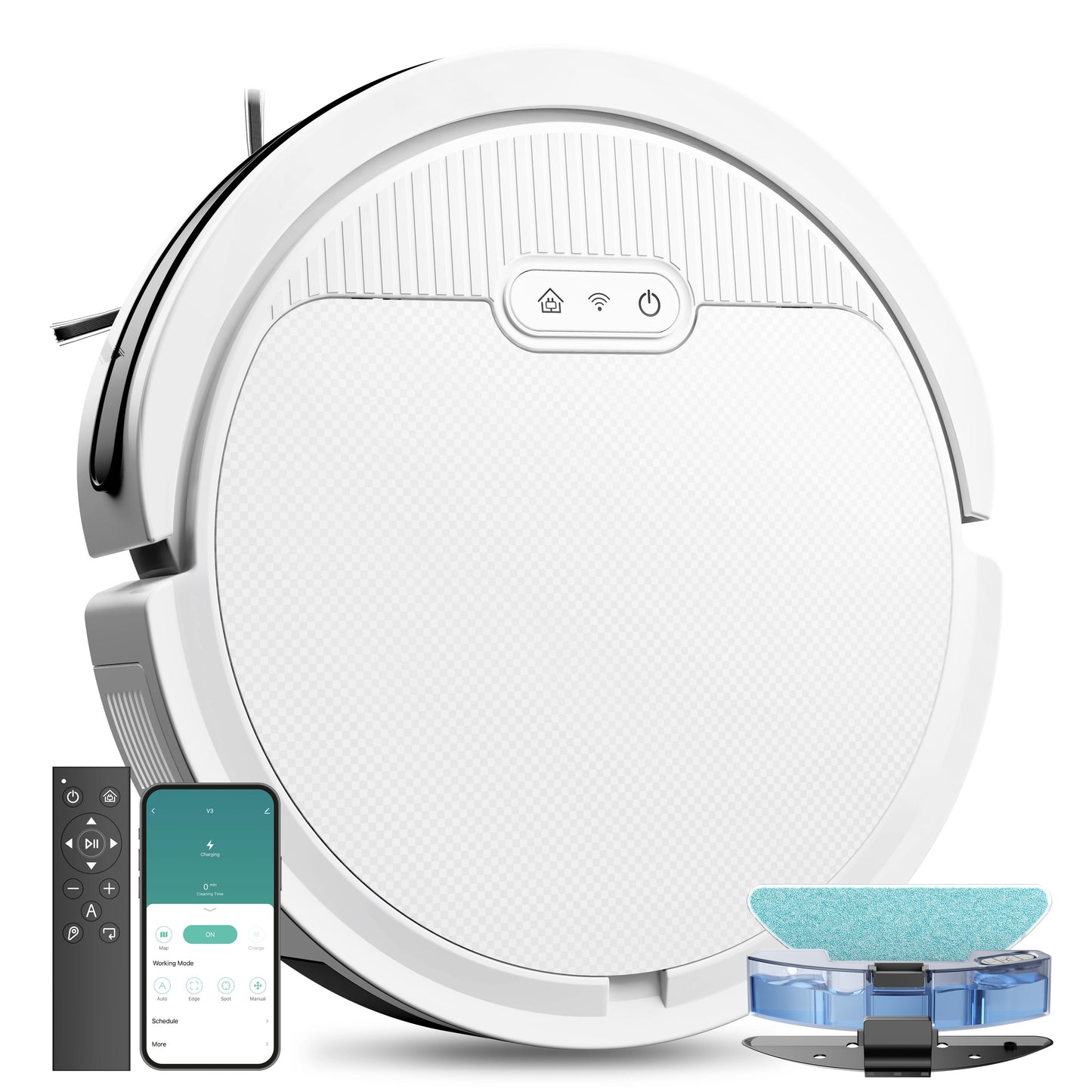 3-in-1 robot vacuum and mop for the home