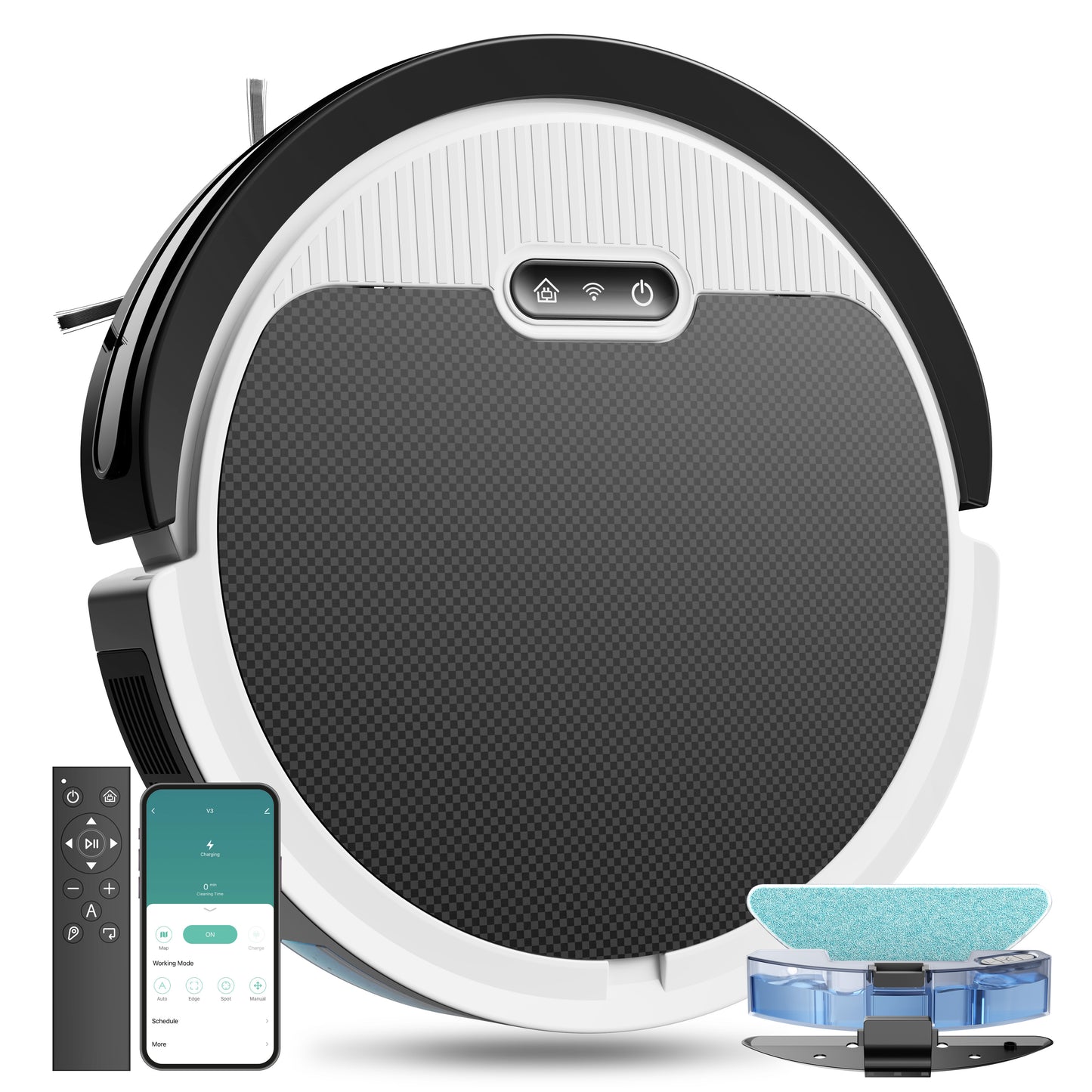 3-in-1 robot vacuum and mop for the home