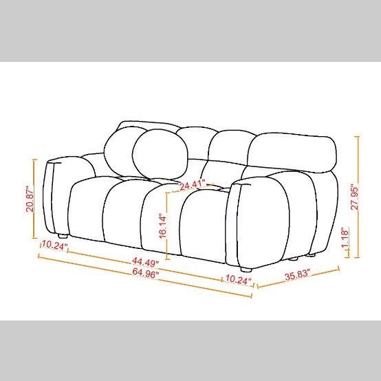Home Comfort black sofa