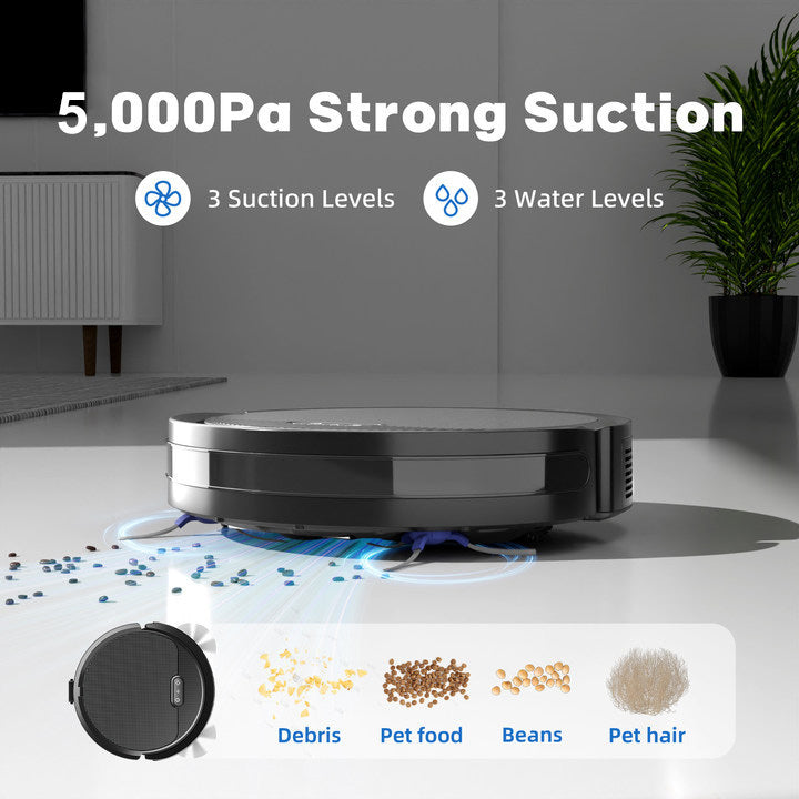 3-in-1 robot vacuum and mop for the home