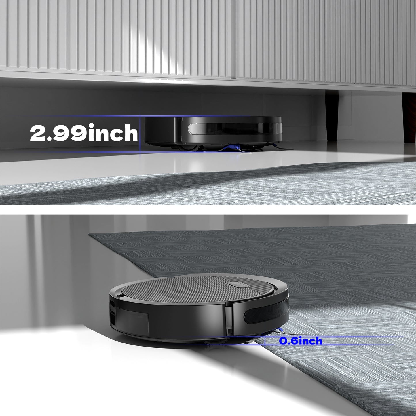 3-in-1 robot vacuum and mop for the home