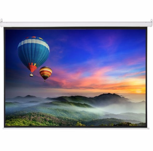 Motorized projection screen
