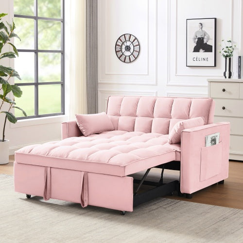 Modern velvet sofa bed