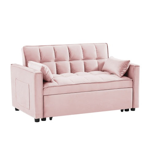 Modern velvet sofa bed