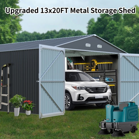 Large outdoor storage shed