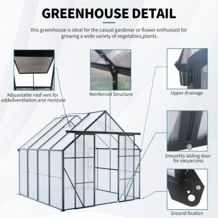 Polycarbonate Greenhouse Green Space