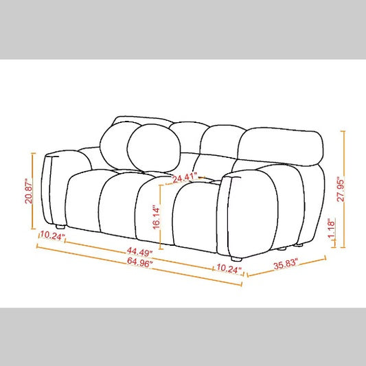 Home Comfort black sofa